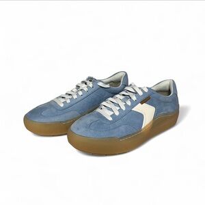 Dr. Scholl’s Time Off Win Sneaker in Blue Sky Fabric